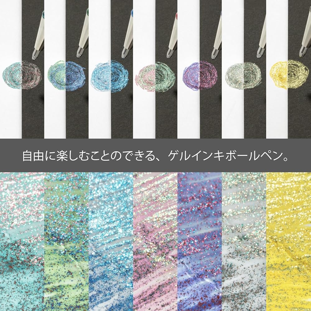 Pentel Dual Metallic Original Fantasy Set 14 Colors Ballpoint Pens