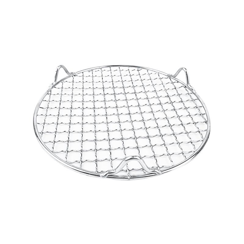 Extra Thick Round Stainless Steel BBQ Grill Grid, Individually Packaged
