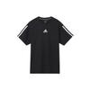 T Shirts Men's Black Crew Neck Moderate Straight Fit DT9955