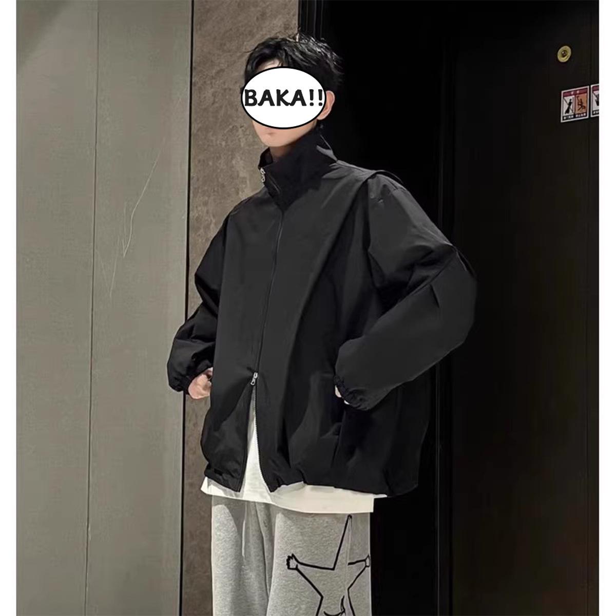 Men s Waterproof Windbreaker Jacket: Stylish Heavyweight Bomber for Outdoor Hiking and Mountaineering XXL