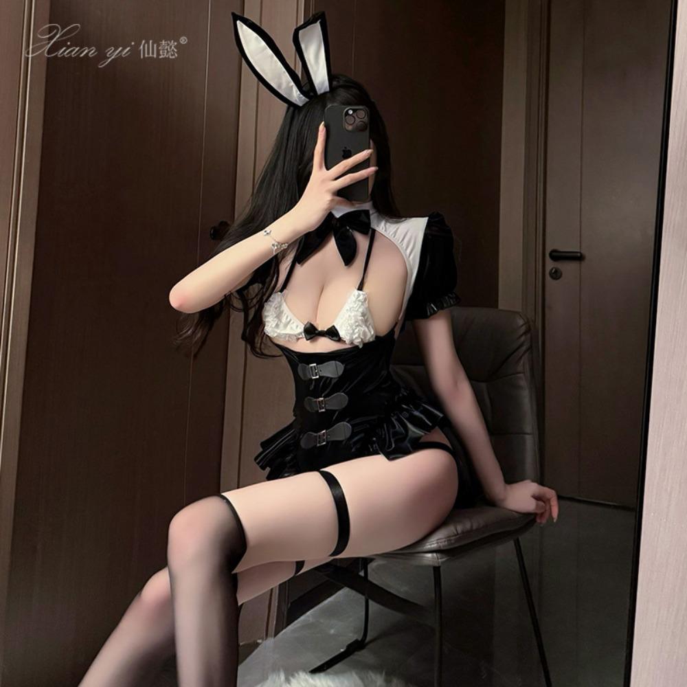 Xianyi Lingerie Bunny Uniform Seduction Bikini Nipple Onesie Bed Abstinence 659