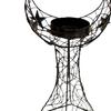 Crescent Tower Candle Holder Metal Ornament Candlestick Candle Stand Candle Holder for Home Festive Wedding Decorative Event
