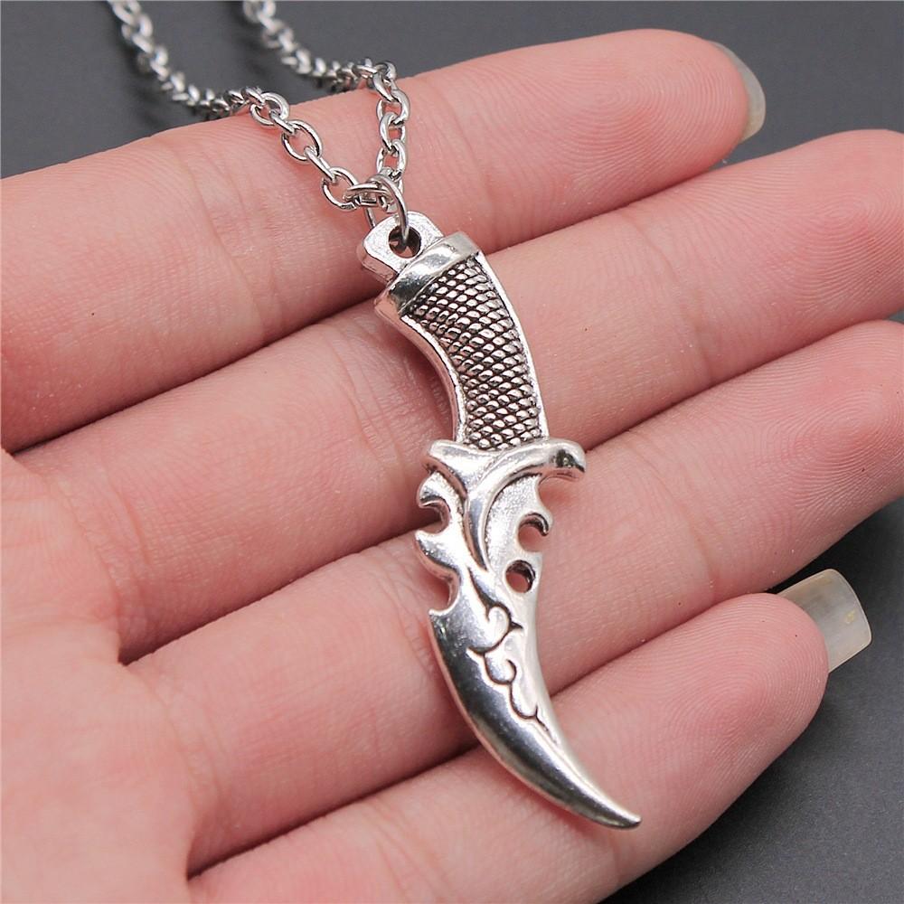 Muzica de studiu Anime 45cm sau 70cm Colier cu lanț lung Bijuterii pentru bărbați Cadouri personalizate pentru nunta