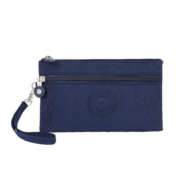 

Студенческий автобусный идентификатор, держатель для кредитных карт, сумки для хранения, маленькие холщовые кошельки для монет для детей с держателем для карт и карманом для наушников темно-синий