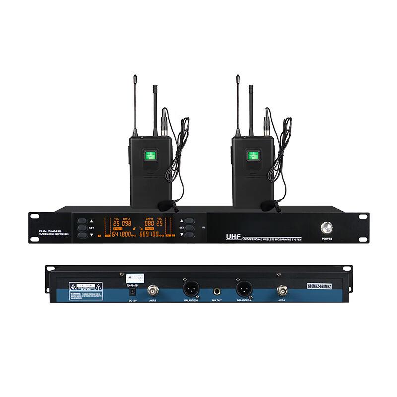 Xun Er Wei Professional Dual Wireless Conference Microphone System (CN version)