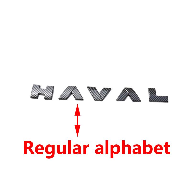 Per Haval H6 GT logo Auto Rete Anteriore Emblemi Logo Nero Per GWM Great Wall Generazione Haval H6 GT