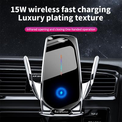 15w rychlé bezdrátové nabíjení Držák do auta Magnetický stojan na nabíječku mobilního telefonu Univerzální pro všechny druhy telefonů Pro Iphone 13 12 11pro