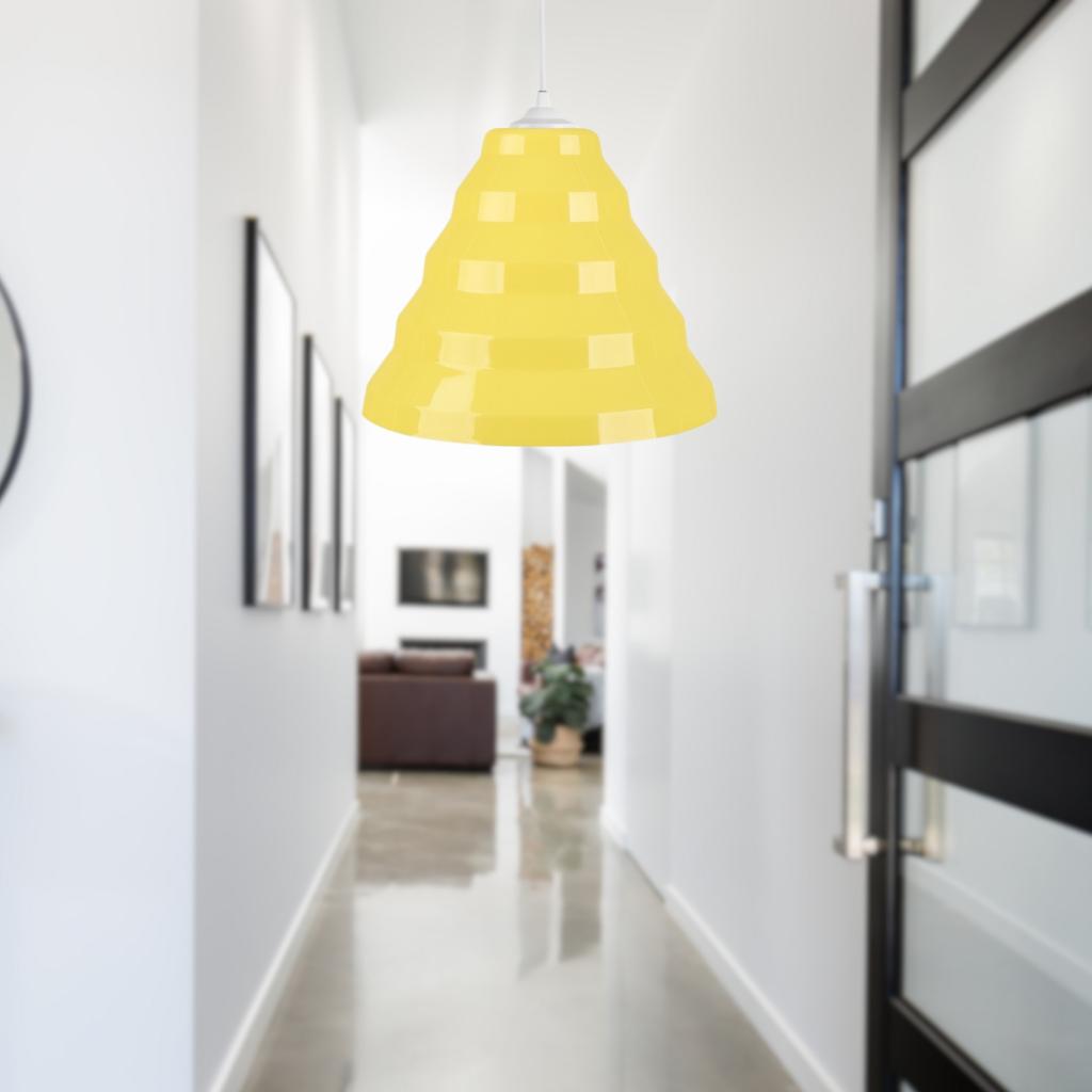 Bolton Tekli Sarı Mika Sarkıt Çocuk Odası Avize Antre Hol Cafe Aydınlatma