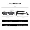 High-quality Cat Eye Sunglasses Women Men Fashion Luxury Brand Designer Sun Glasses Leisure Travel Beach Lady Man Glasses UV400