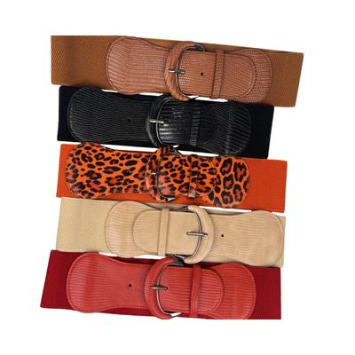 Extra-wide Waistband for Women's Fashionable Matching with Decorative Belt Dress Coat Elastic Waistband