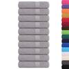 VidaXL Bath Towels 10 Pcs Grey 100x150 Cm 360 G/m² 100% Cotton, Towel, Set of Bath Towels, Towel 136838
