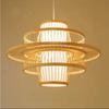 Bamboo Pastoral Rattan pendant lamp Wooden Restaurant Lighting Chinese Style Bamboo Decorative pendant lights
