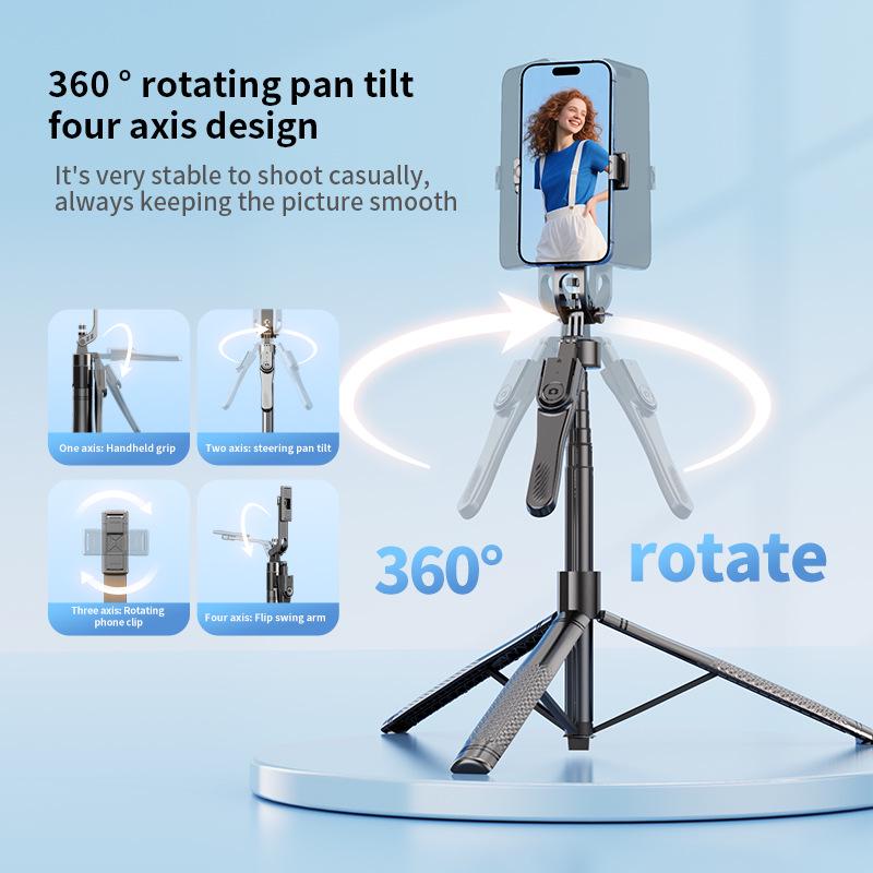 2025 K29 Metal Selfie Stick: 2.15m Tripod with Anti-Shake Bluetooth for Vertical Mobile Live Streaming