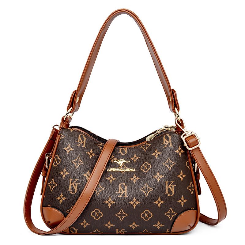 Bag women s bag printed women s messenger bag new medium bag retro dumpling bag shoulder bag