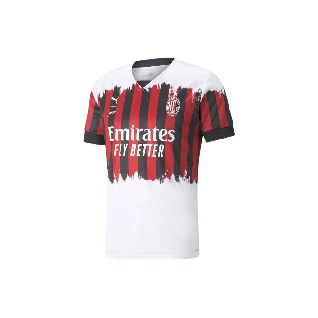 Puma X NEMEN Color-Block Vertical Stripe Crew Neck T-Shirt Men Tops White 769398-02