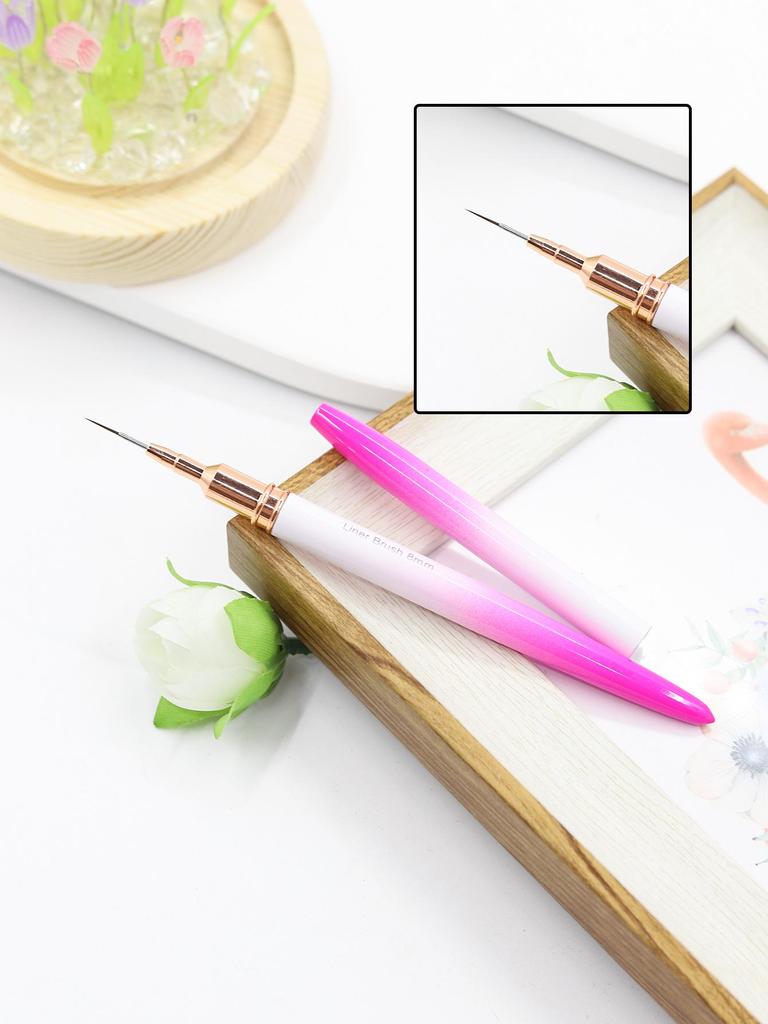 Japanese Pink Gradient Nail Art Striping Brush for Drawing & Flower Painting
