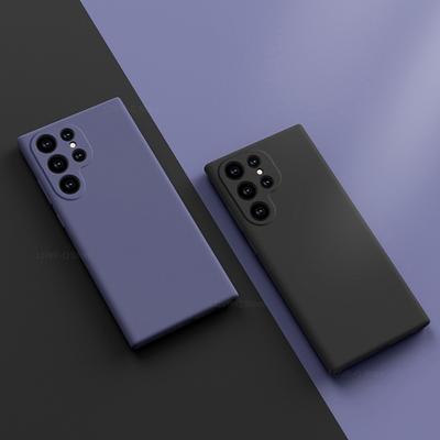 For S25 Ultra Plus Case Luxury Liquid Silicone Soft TPU Cover For Samsung Galaxy S25 S24 S23 S22 Plus S25 Ultra S25Ultra Phone Cases
