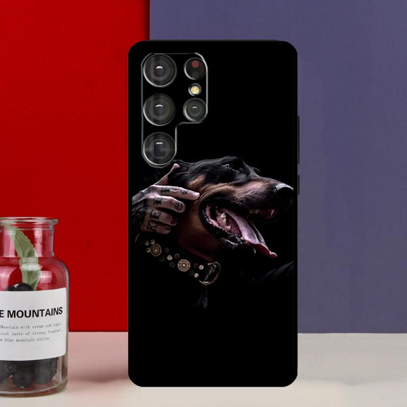 Animal Doberman Dog Funda Case For Samsung Galaxy S25 Ultra S9 S10 S20 S21 S22 Plus S23 Ultra S24 FE Phone Cover