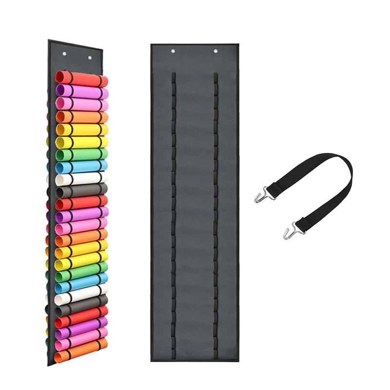 

Vinyl Roll Holder with 48 Compartments, Vinyl Roll Storage Organizer Wall Craft Room Organizers and Storage Gray Tree серый