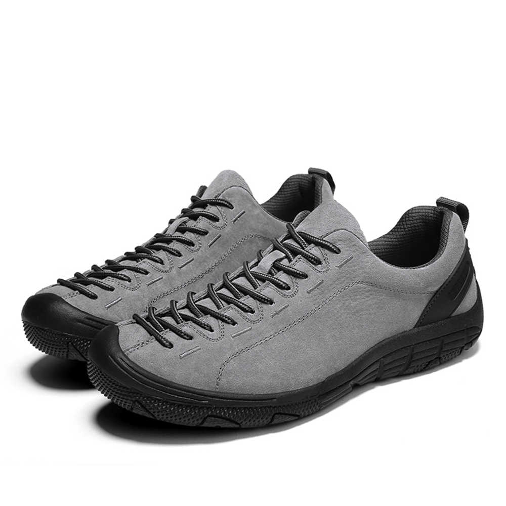 Grey Winter Running Shoes For Men Running Original Men's Hiking Shoes Hiking Walking Shoes Sneakers Sports Sapatenis
