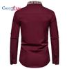 Cozy Up Men's Casual Long Sleeve Stretch Dress Shirt Wrinkle-Free Regular Fit Button Down Shirts