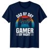Dad By Day Unisexs TShirt Gaming Gamer