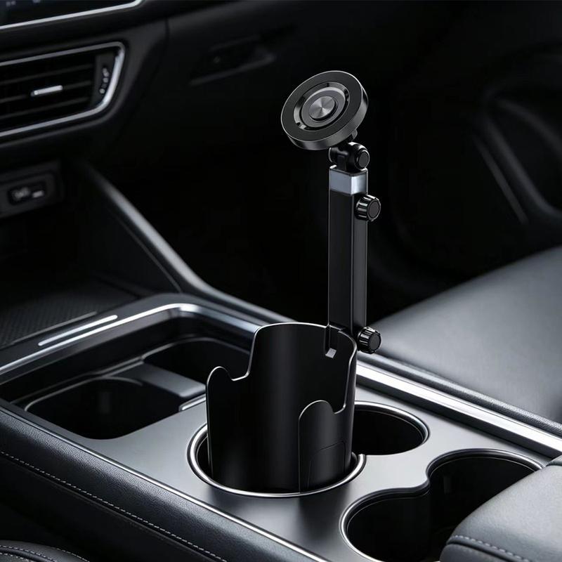 Car Cup Holder Phone Mount Universal Adjustable Long Arm Magnetic Cell Phone Stand Drink Cup Holder for MagSafe iPhone Samsung