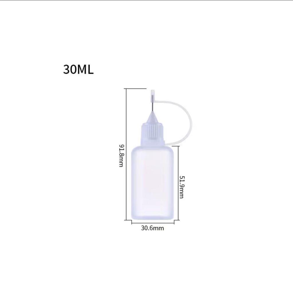 Quetschflasche aus PE-Kunststoff mit Loch für die Dosierung von ätherischen Ölen, Farben und Nadeln