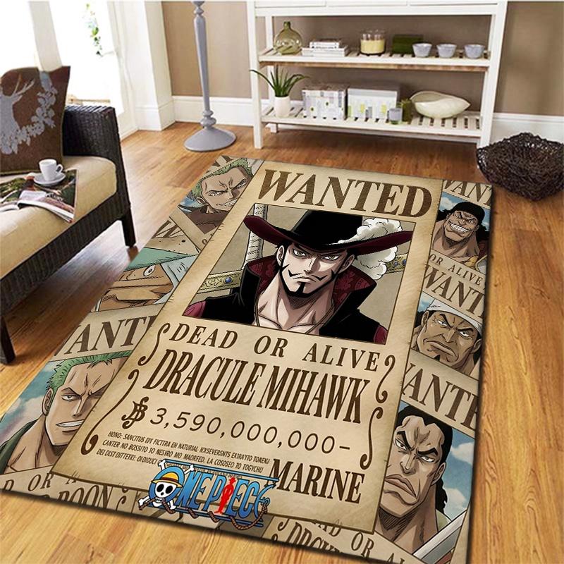 One Piece Poster Carpet Rug For Living Room Bedroom Home Sofa Decoration Kids Play Nonslip Floor Mat