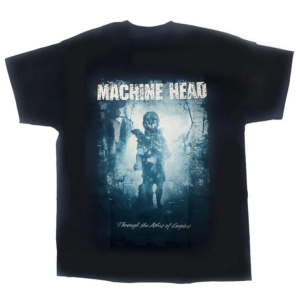 Machine Head Through The Ashes of Empires Print Cotton TShirt Thrash Metal Band Unisex Short Sleeve Tee
