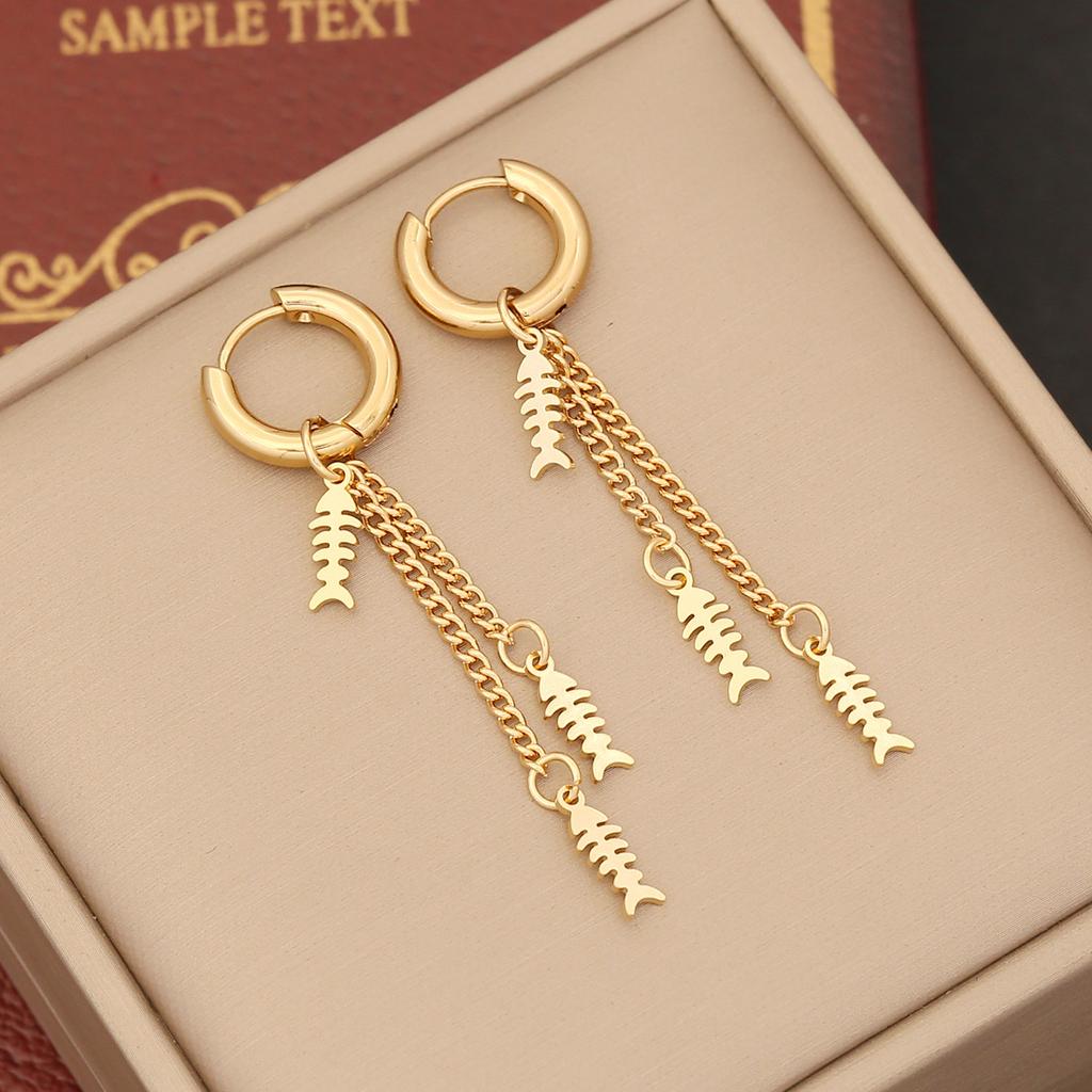 Fashionable Accessories, Long Tassel Earrings, Personalized Cross Earrings, Temperament, Butterfly Earrings, Jewelry Gifts