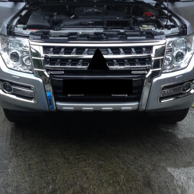 DT08 Chrome 1Pair Front Fog Light Driving Lamp Cover Trim for Mitsubishi Pajero V80 V93 V95 V97 V98 2015- Car Decoration