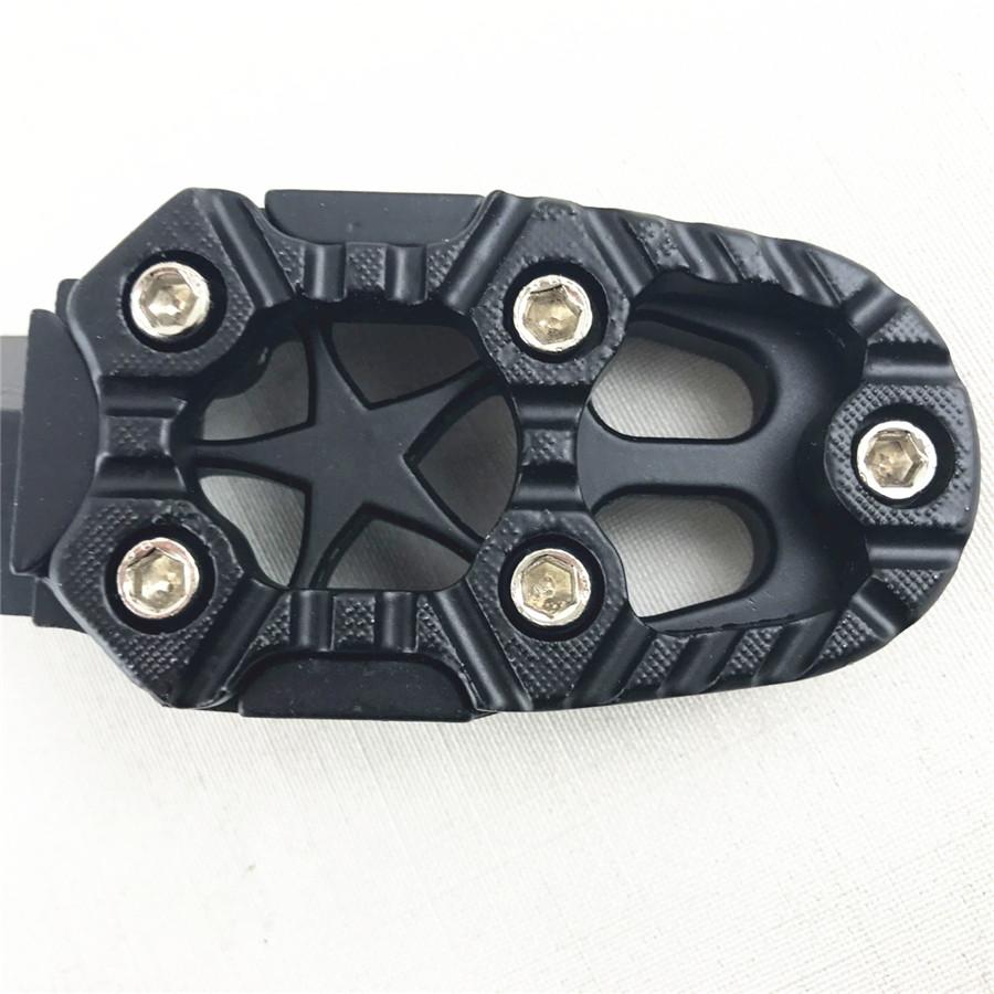 Aluminum Motorcycle Footrests Foot Peg Mount Pedals for Dirt Bike Star Styling