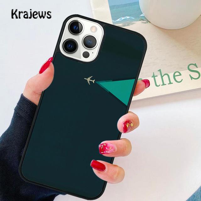 Aircraft Plane Airplane soft Phone Case Cover For iPhone 17 Air 16 15 14 13 12 Max For Apple 11 Pro Max Plus