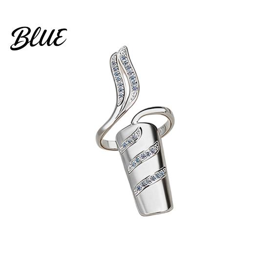 Manicure Compatible Jewelry Universal Fit Nail Ring Lightweight Adjustable Opening