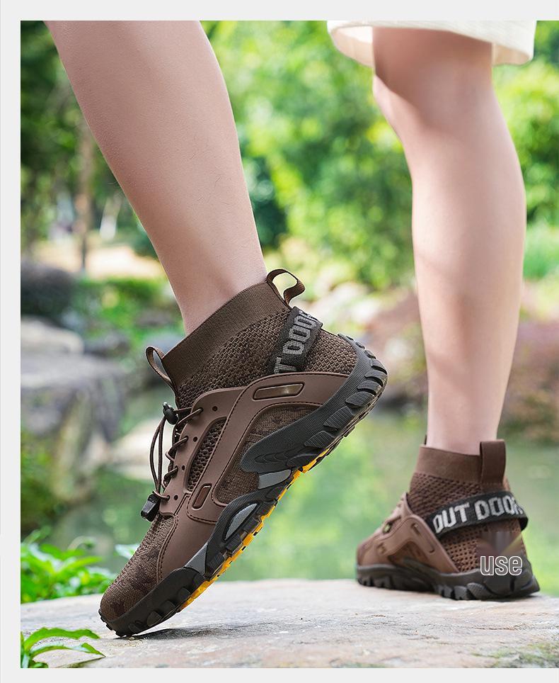 Plus Size Outdoor Shoes: Men's & Women's Hiking, Water Sports, River Tracing, Non-Slip, Quick-Drying Fishing & Swimming Shoes