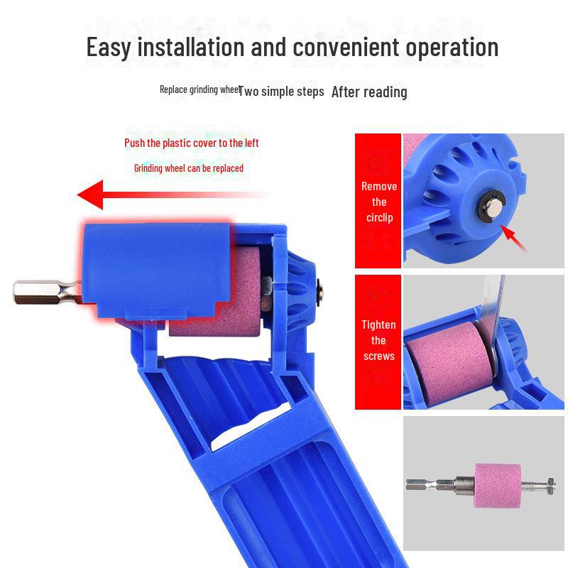 Universal Twist Drill Bit Grinding Head Repair Angle Fixture - Special Tool for Grinder.