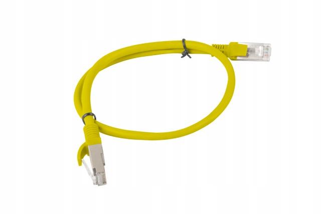 Patchcord Lanberg UTP Kat.6 0,5m Żółty