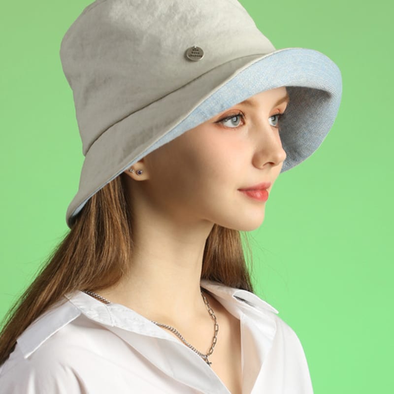 

моя красивая шляпа Капелин серо-голубого цвета FREE (58)