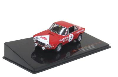 Ixo Scale Lancia Fulvia 1600 Coupe HF 1972 Rally San Remo Winner Bernacchini Complete Diecast Car RAC321 1/43 No.2 A. Ballestrieri/A.