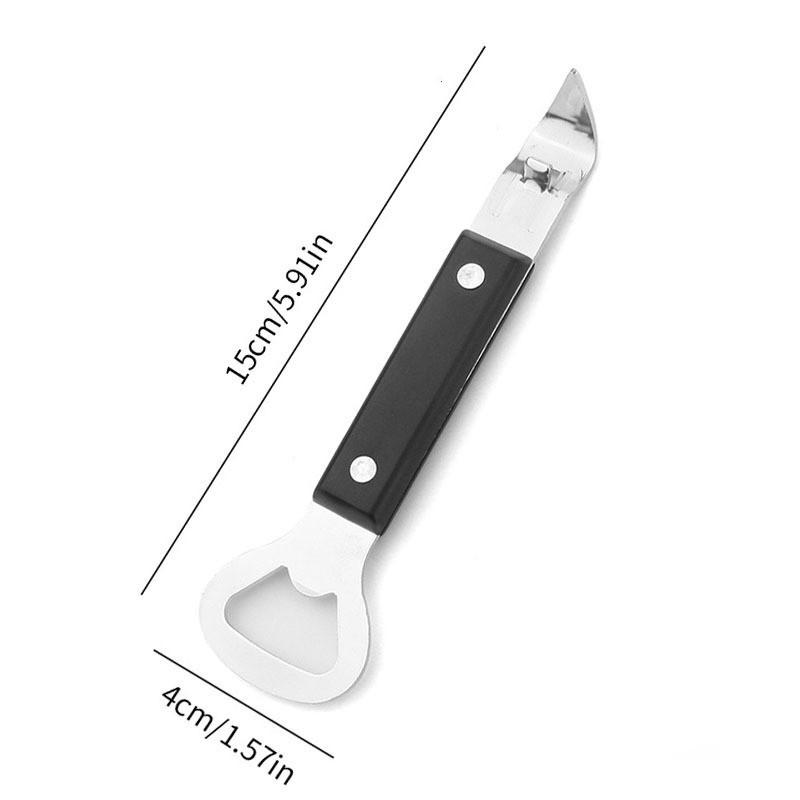 Double Head Can Opener With Bottle Opening Function For Home Kitchen Use