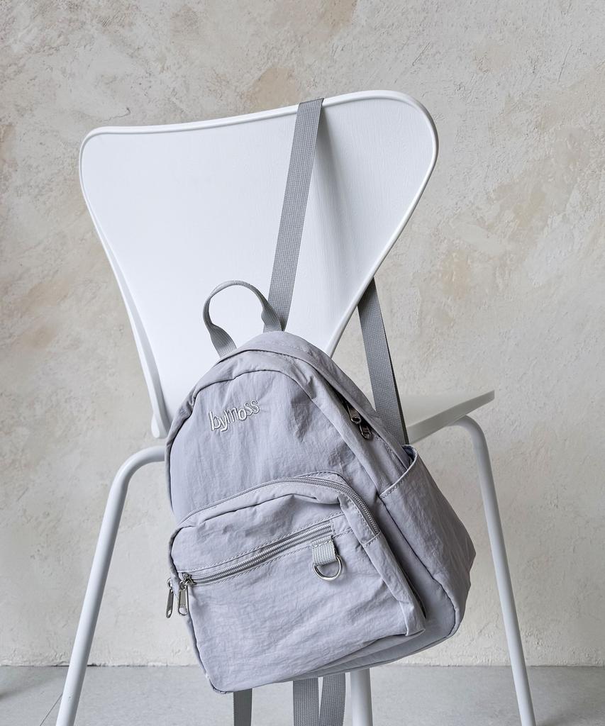 Bymoss Poka Mini Backpack Black Gray