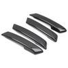 For Mitsubishi Pajero V80 V93 V95 V97 V98 2007- 4PCS ABS Carbon Car Door Inner Armrest Cover Trim Exterior Accessories