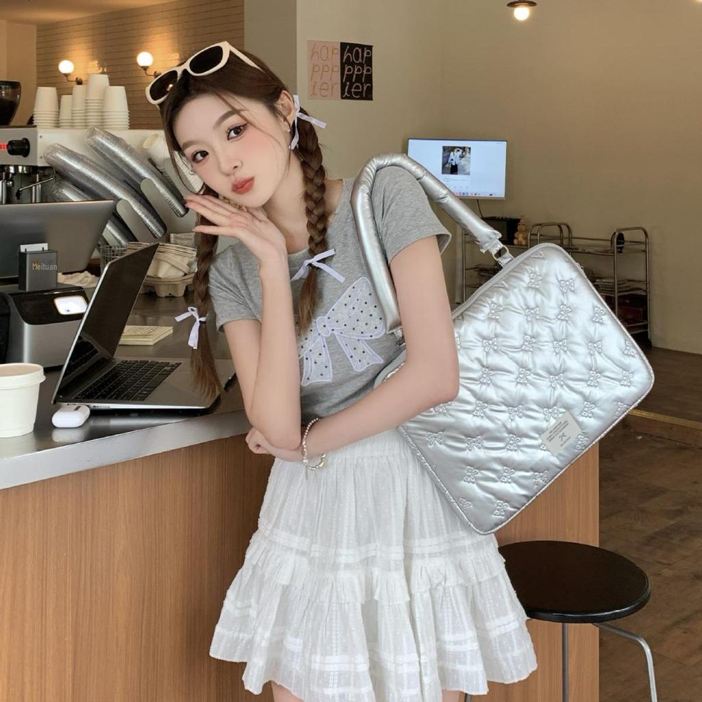 Torba na ramię do laptopa Baletowy Motyl - 15,6'' i 13,3'' Słodki Styl Akademii