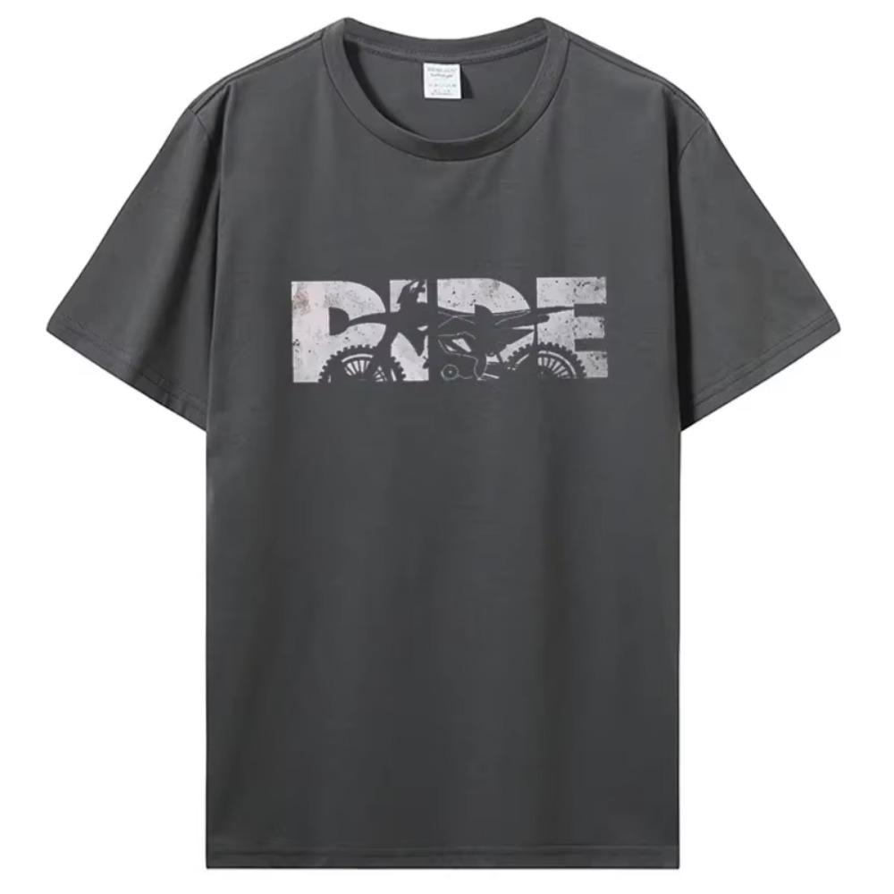 RIDE Dirt Bike Motocross Apparel Style TShirt Enduro Cross Motorcycle Racing Hip Hop Gift Clothes T Shirt cotton Streetwear