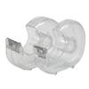 Portable Transparent Snail Cutter, Plastic Mini Iron Tooth Sealer, Stationery Tape Machine, Cutter, Tape Holder