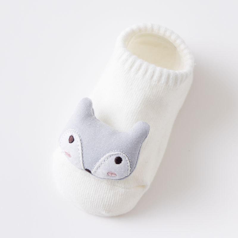 Anti-slip Baby Floor Socks High Quality Cotton Toddler Short Sock Cute Animals Children Boat Sock Boy Girl Kids Cartoon Footwear