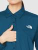 North Ventrix Shirt NY82103 Wasserabweisend Kälteschutz Warm Leicht Monterey Blue M [The Face] Herren