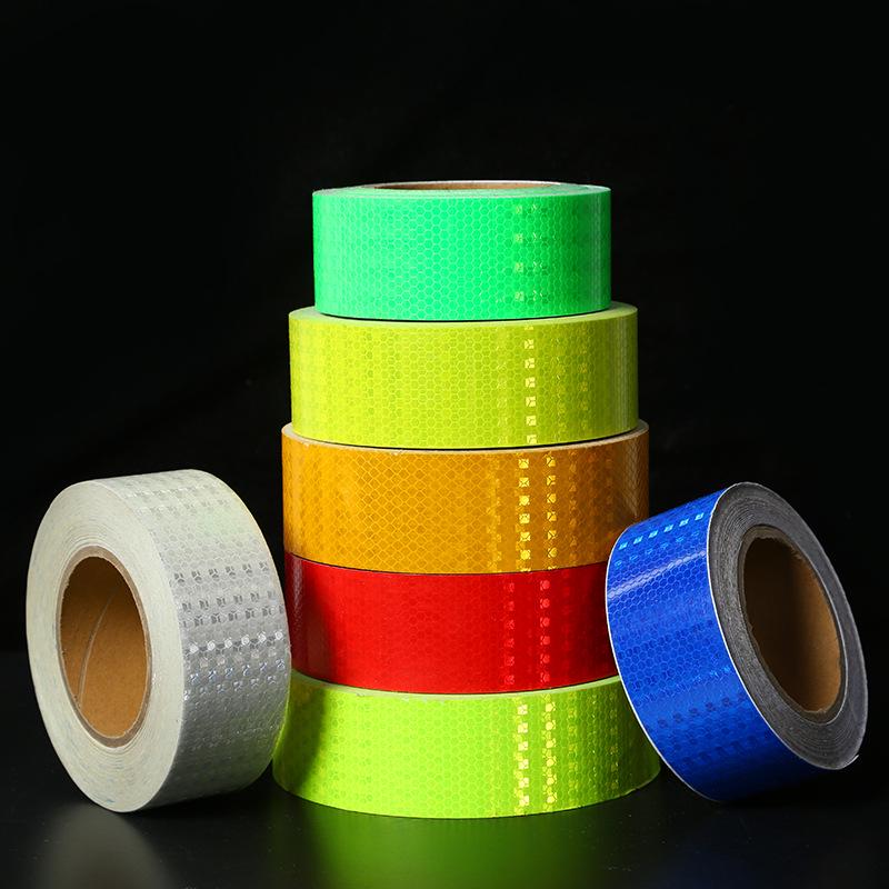 Solid Color High-Intensity Reflective Safety Tape for Anti-Collision & Traffic Warning