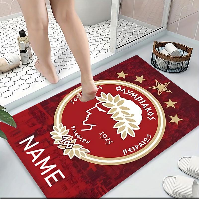 Custom Name Bantams Football Club Crest Carpet Rug Customizable Soft Washable Anti-Slip Home Living Room Sofa Mats Personalized Rug. 0909219
